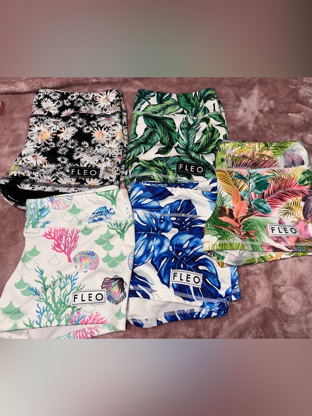 FLEO Tropical & Floral Assorted lot of Shorts